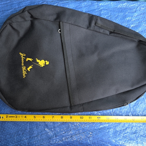 Johnny Walker Black Backpack Sling Crossbody Bag - Picture 2 of 16